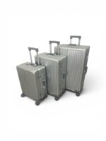 HEUER Aluminium Premium 2026 Stripe in Silber  All-Inclusive Reise Paket + Heuer Aluminium Wallet